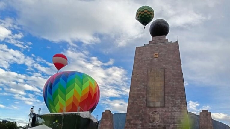 Festival Internacional del Globo Mitad del Mundo ofrecerá conciertos, gastronomía y actividades para toda la familia